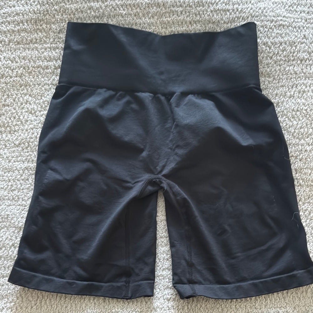 Women's Black High-Waisted Shorts